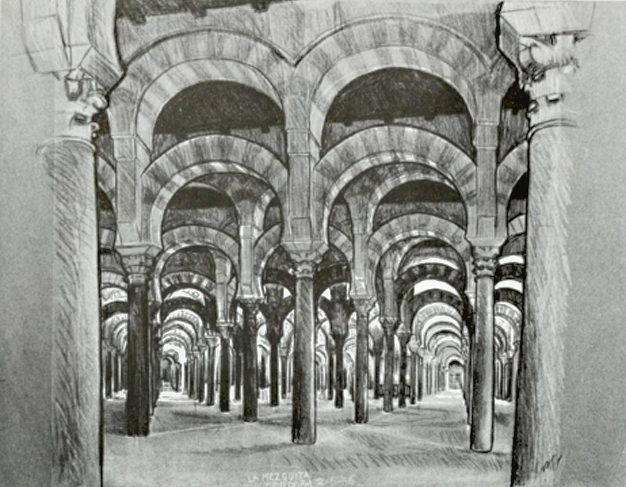 Escher Drawing La Mezquita