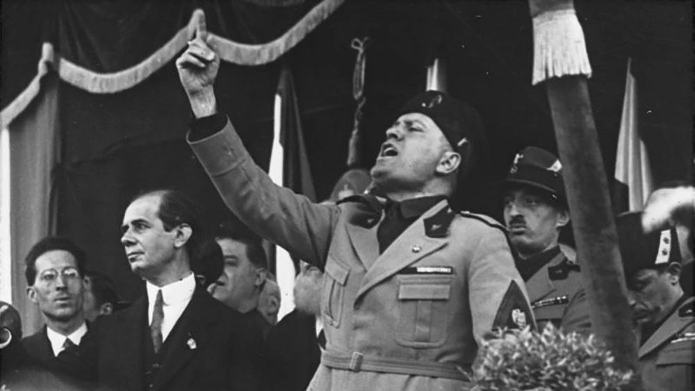Mussolini speech